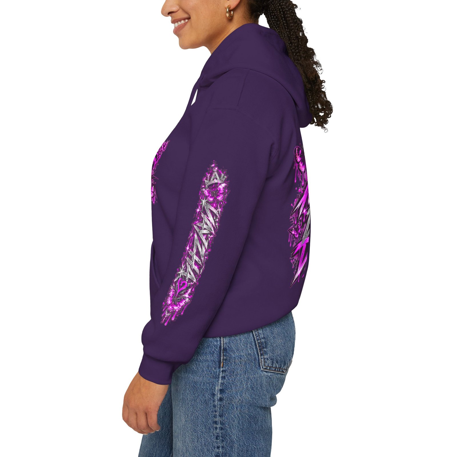 VAYZHA™ Good Music Bigger Dreams Oversized Hoodie – 350 GSM Heavyweight Fleece - Image 22