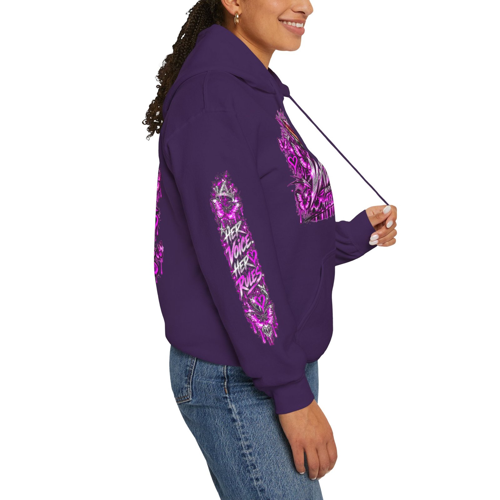 VAYZHA™ Good Music Bigger Dreams Oversized Hoodie – 350 GSM Heavyweight Fleece - Image 23
