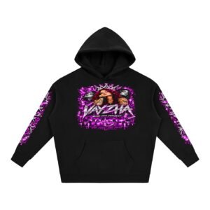 VAYZHA Good Music Bigger Dreams Premium Oversized Fleece Hoodie – 350 GSM